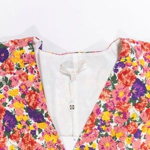 New Wayf Giada Puff Sleeve Floral Print 